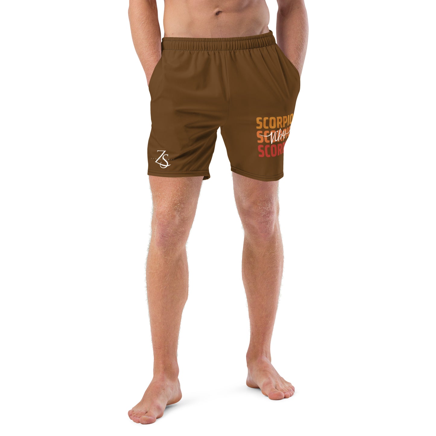 Scorpio Vibes Men's swim trunks