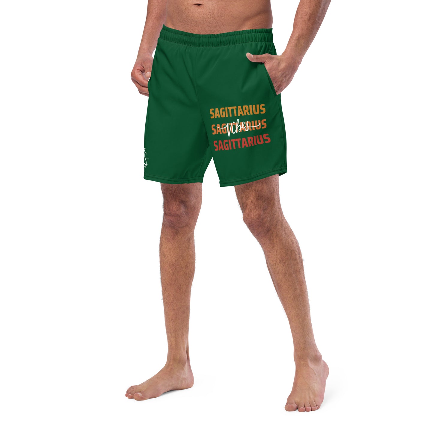 Sagittarius Vibes Men's swim trunks