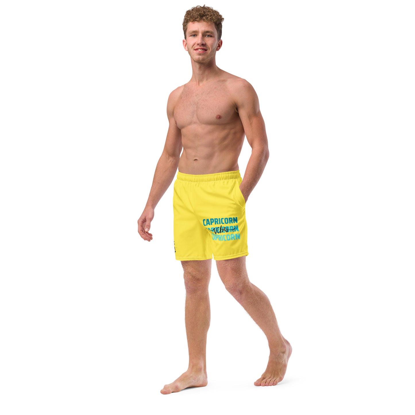 Capricorn Vibes Men's swim trunks