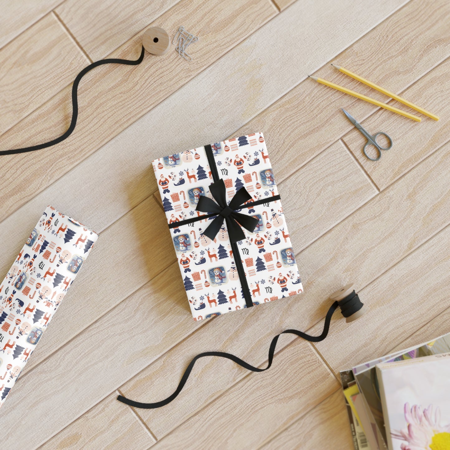 Virgo Themed Wrapping Paper