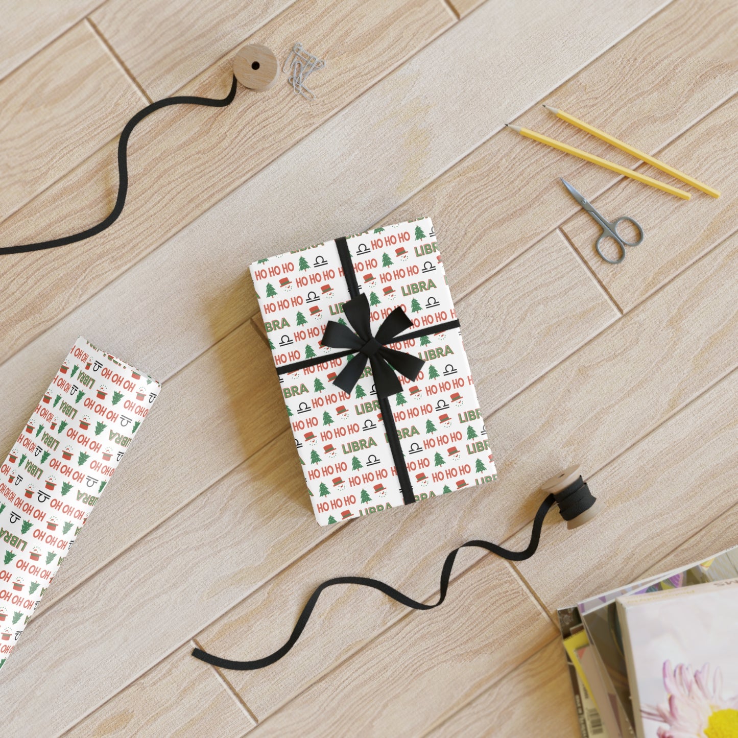 Libra Themed Wrapping Paper