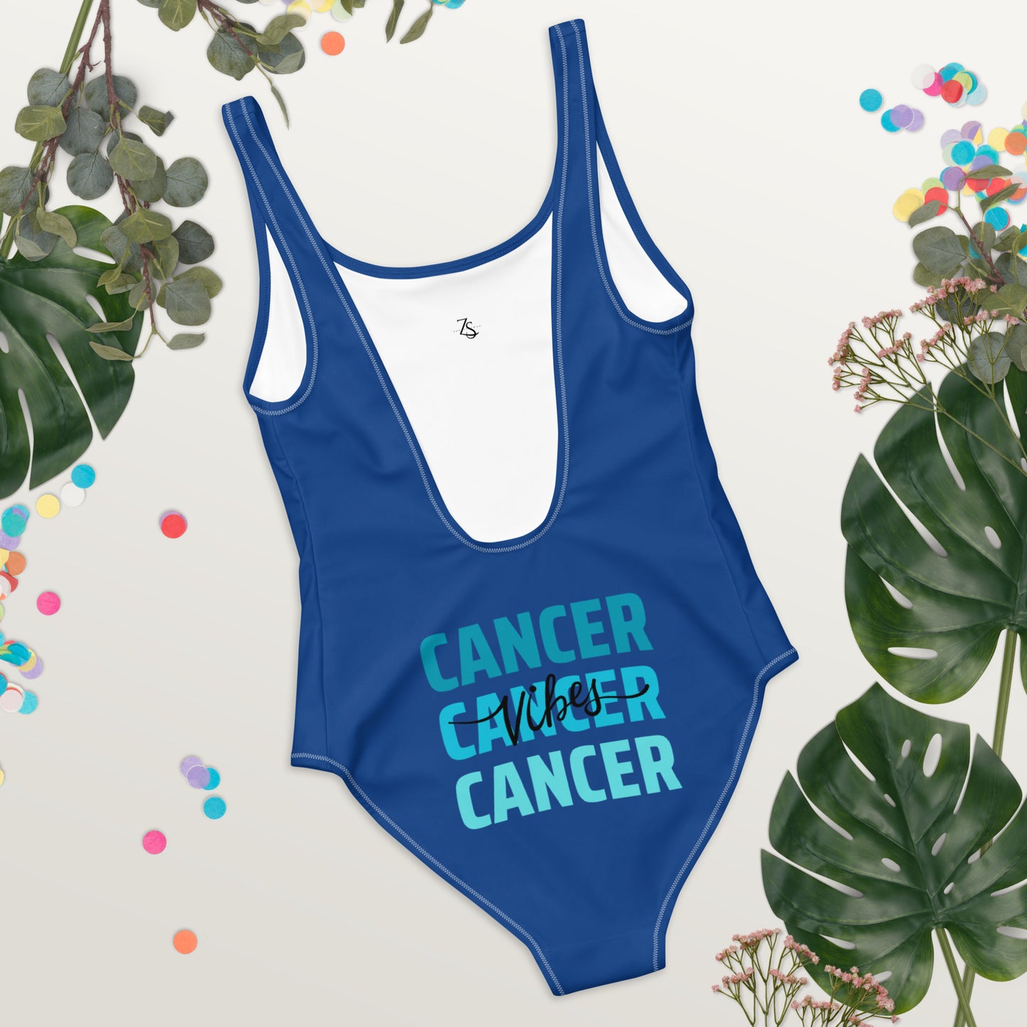 Cancer Vibes One-Piece Swimsuit