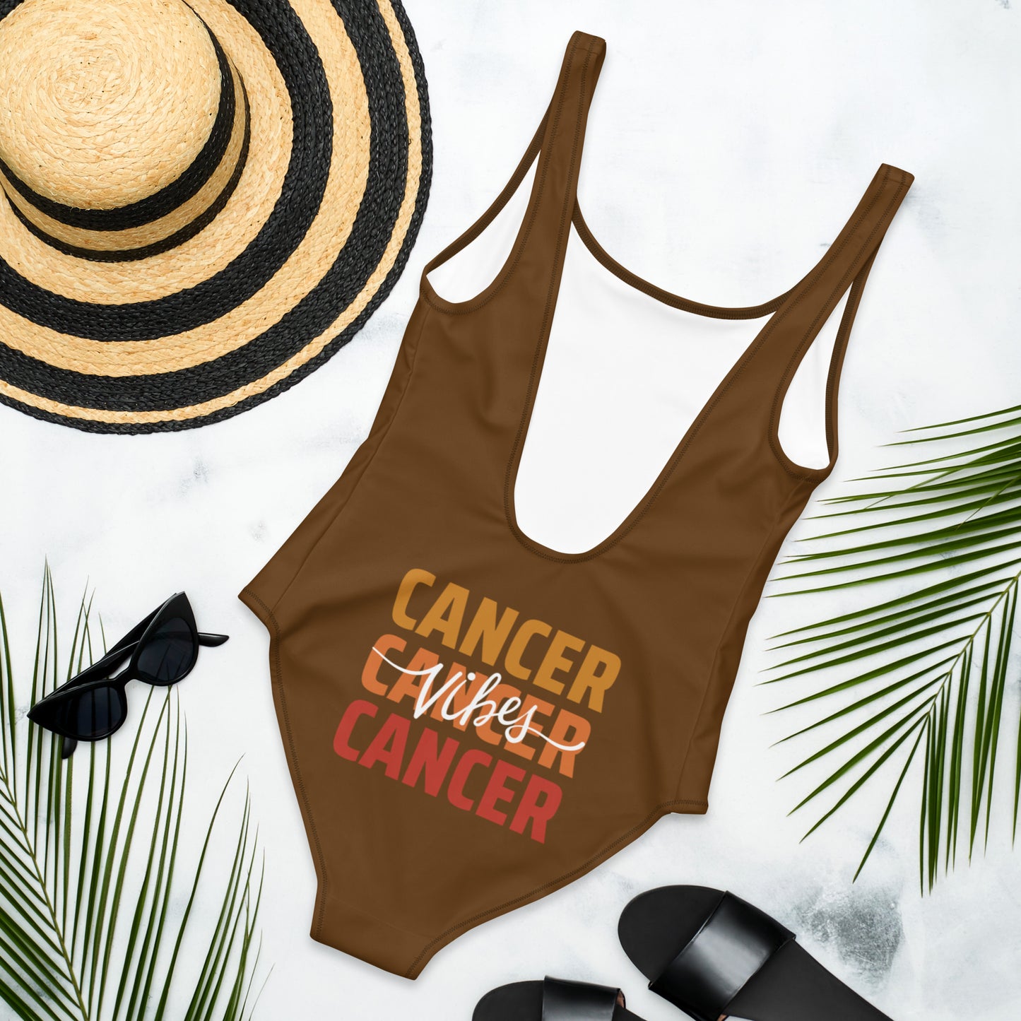 Cancer Vibes One-Piece Swimsuit