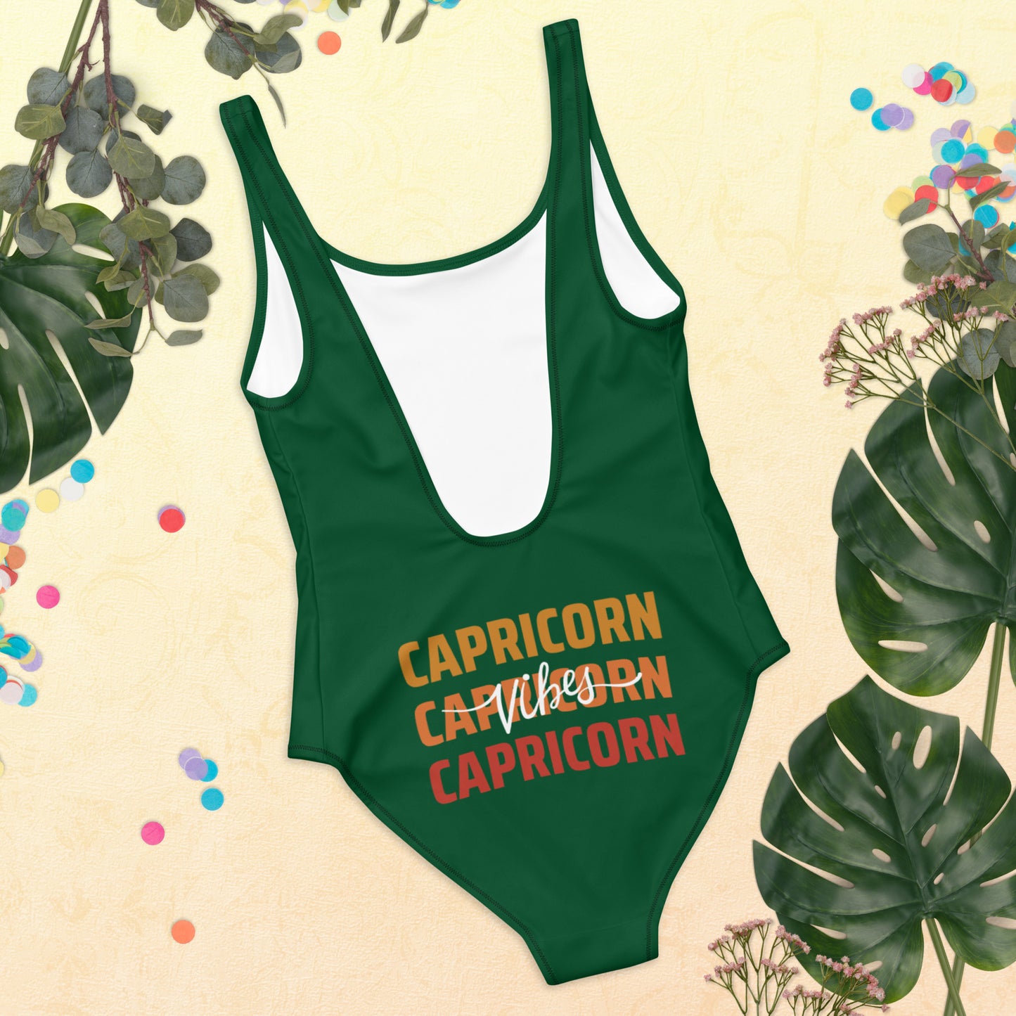 Capricorn Vibes One-Piece Swimsuit