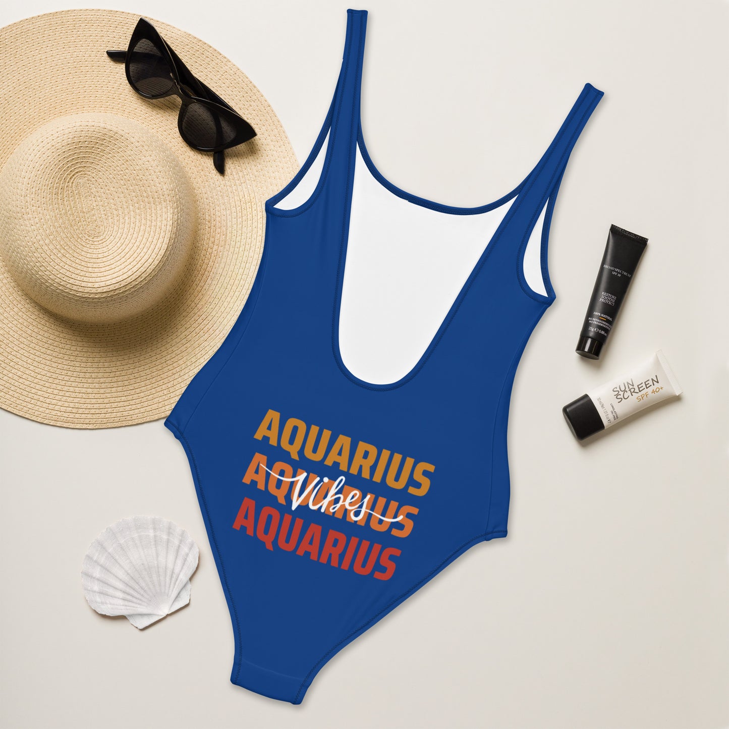 Aquarius Vibes One-Piece Swimsuit