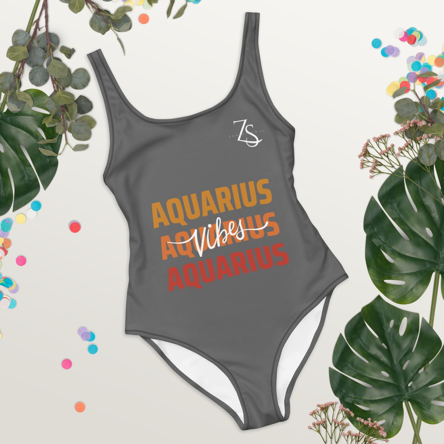 Aquarius Vibes One-Piece Swimsuit