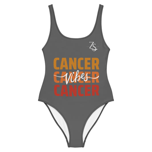 Cancer Vibes One-Piece Swimsuit