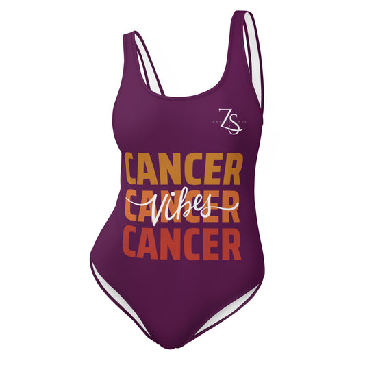 Cancer Vibes One-Piece Swimsuit