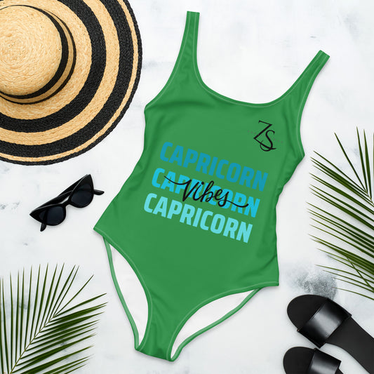 Capricorn Vibes One-Piece Swimsuit