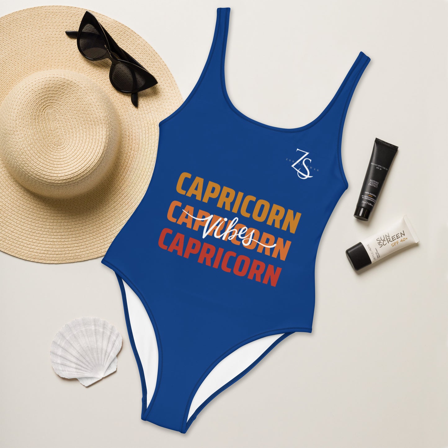 Capricorn Vibes One-Piece Swimsuit