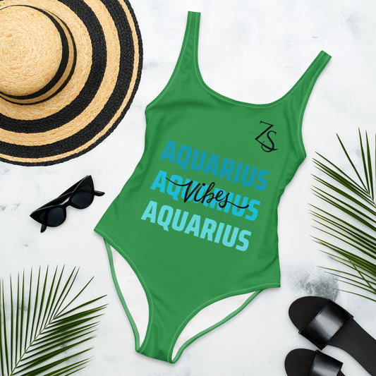 Aquarius Vibes One-Piece Swimsuit