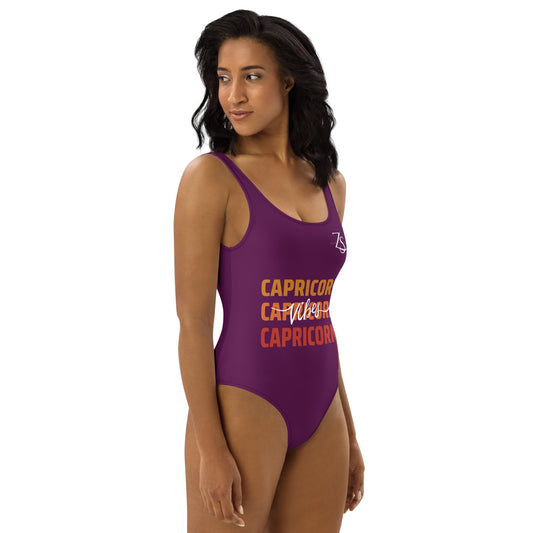 Capricorn Vibes One-Piece Swimsuit