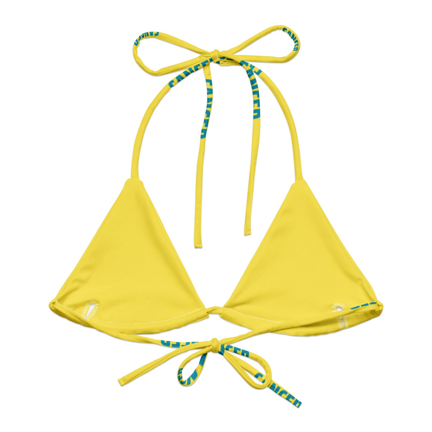 Cancer Vibes string bikini top