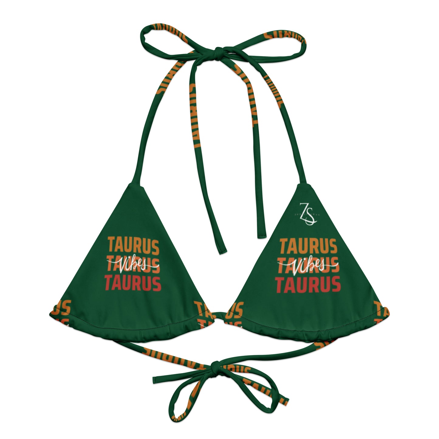 Taurus Vibes string bikini top