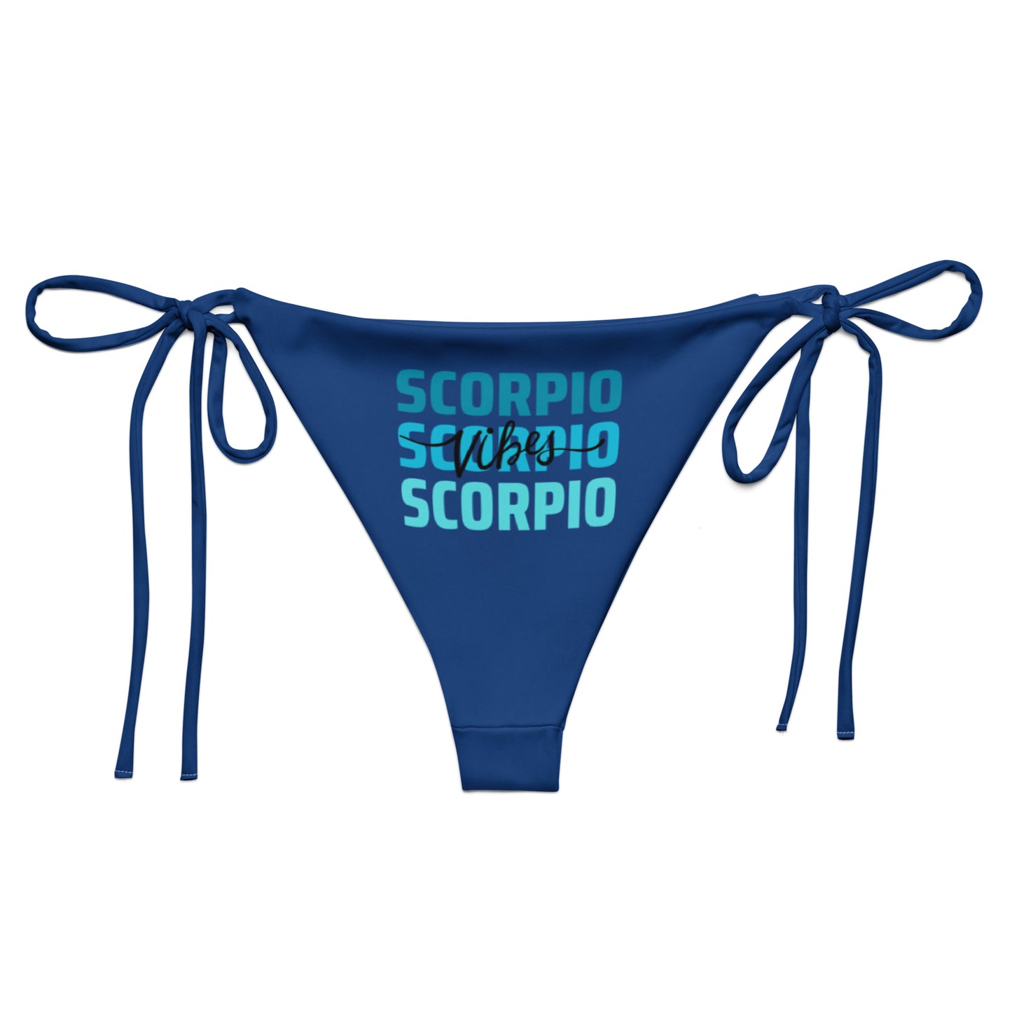 Scorpio Vibes string bikini bottom