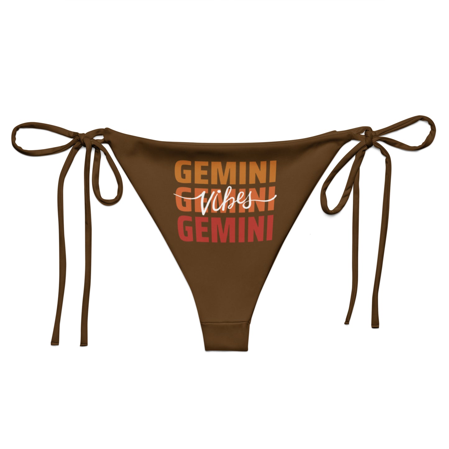 Gemini Vibes string bikini bottom