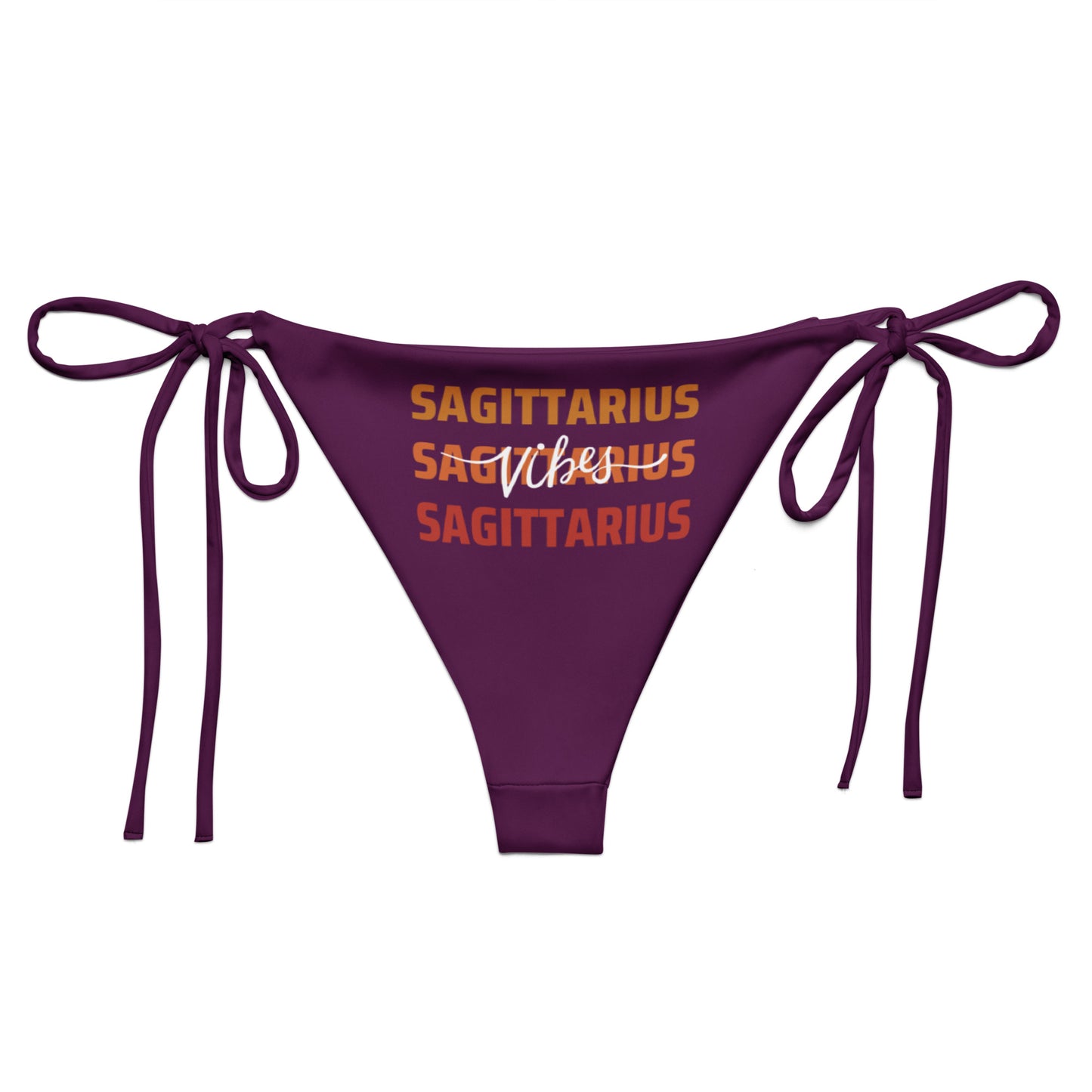 Sagittarius Vibes string bikini bottom