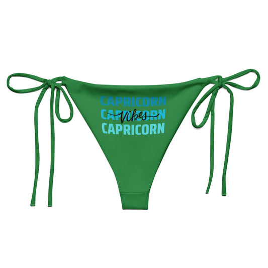 Capricorn Vibes string bikini bottom