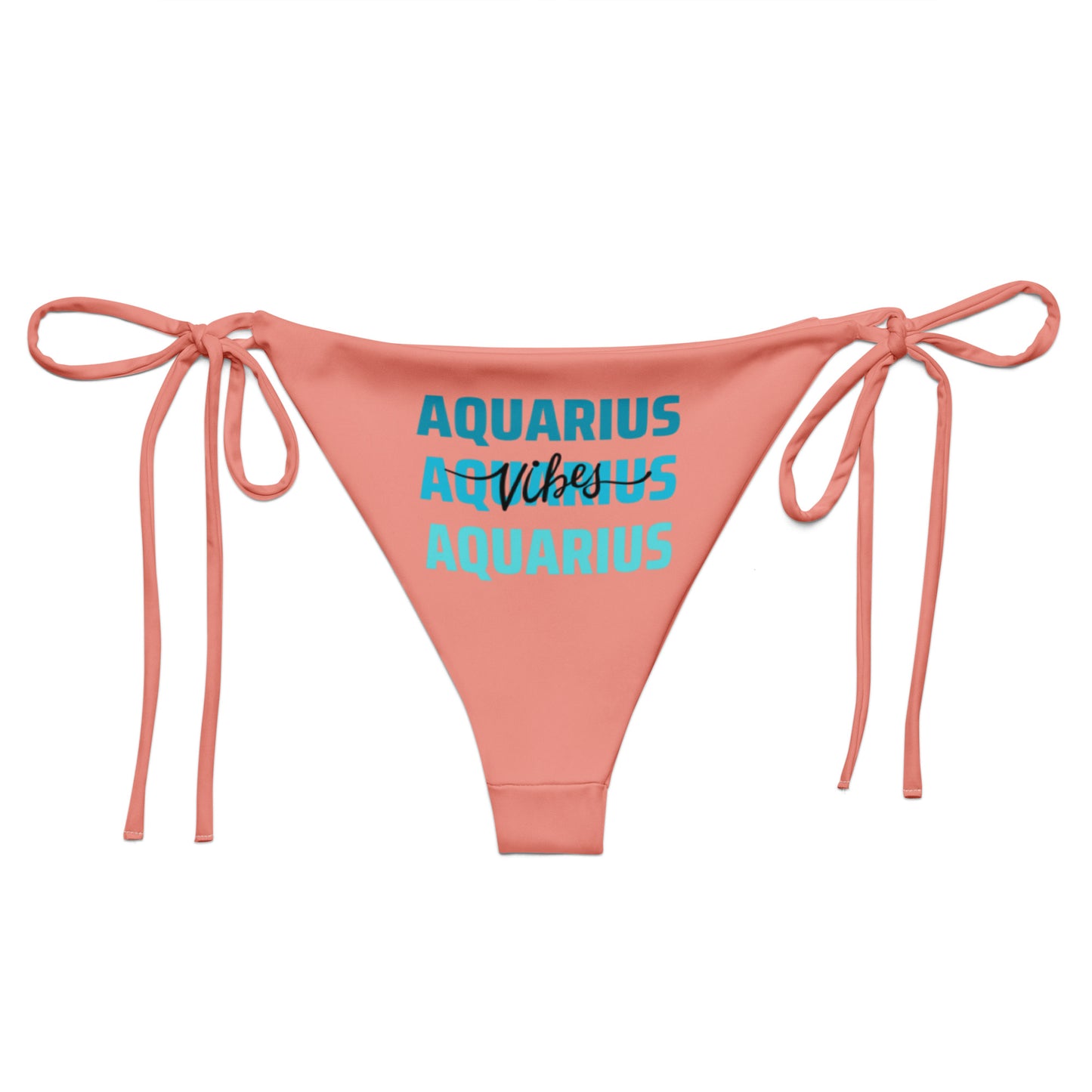 Aquarius Vibes string bikini bottom