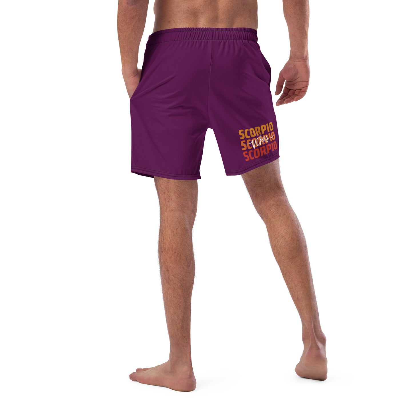 Scorpio Vibes Men's swim trunks