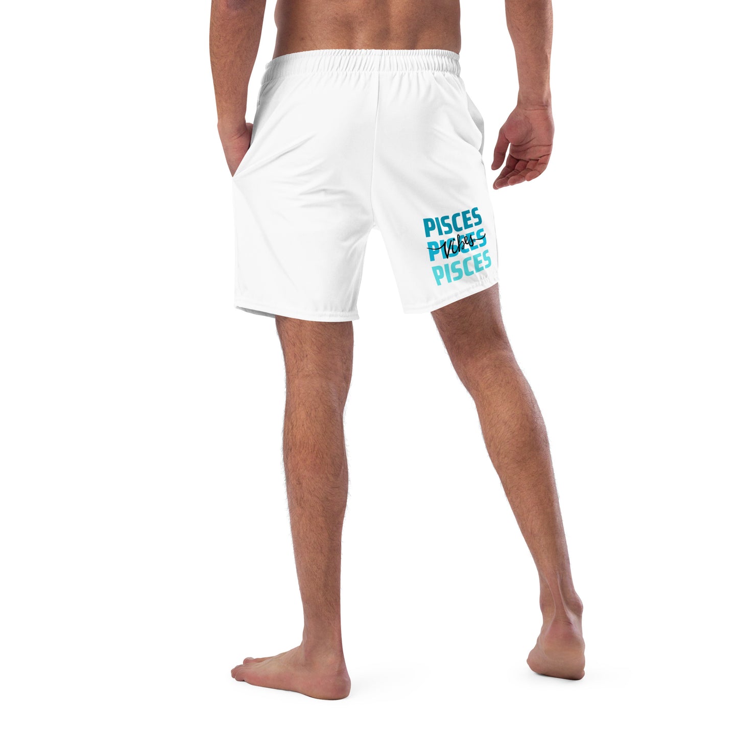 Pisces Vibes Men's swim trunks