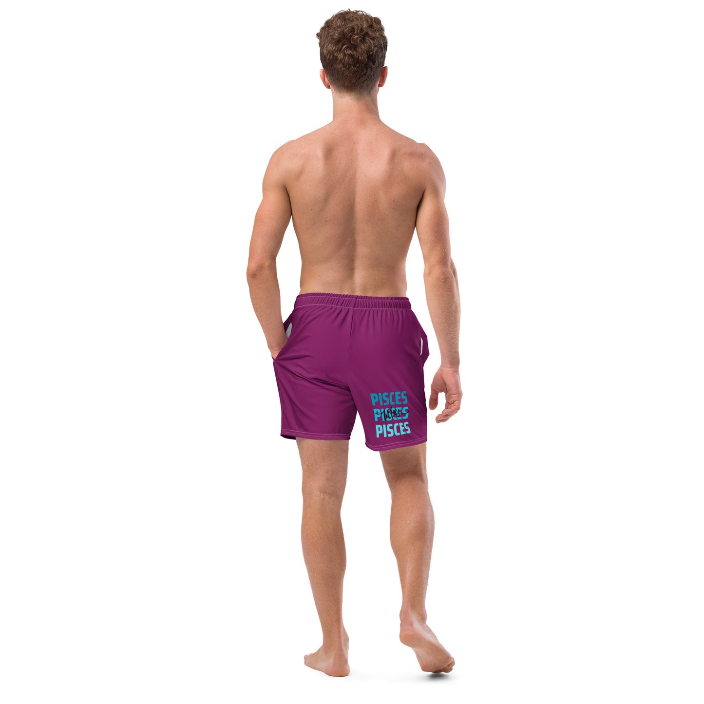 Pisces Vibes Men's swim trunks