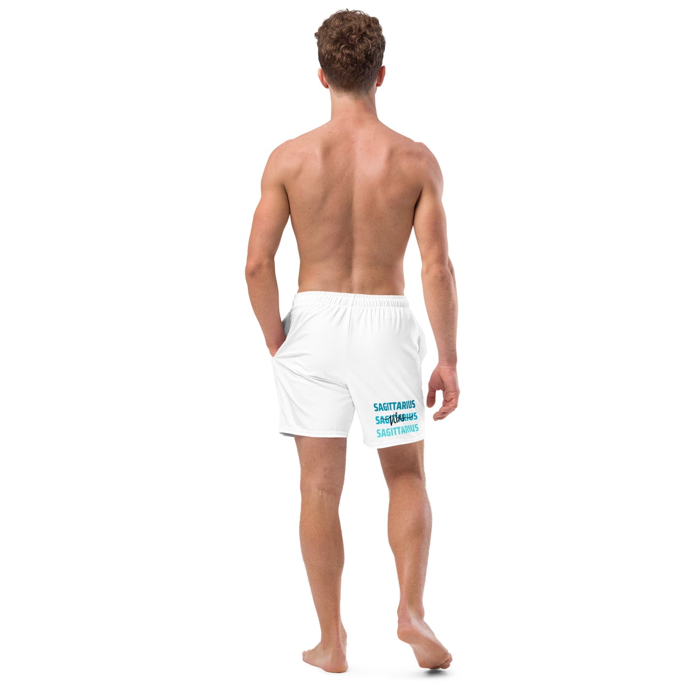 Sagittarius Vibes Men's swim trunks