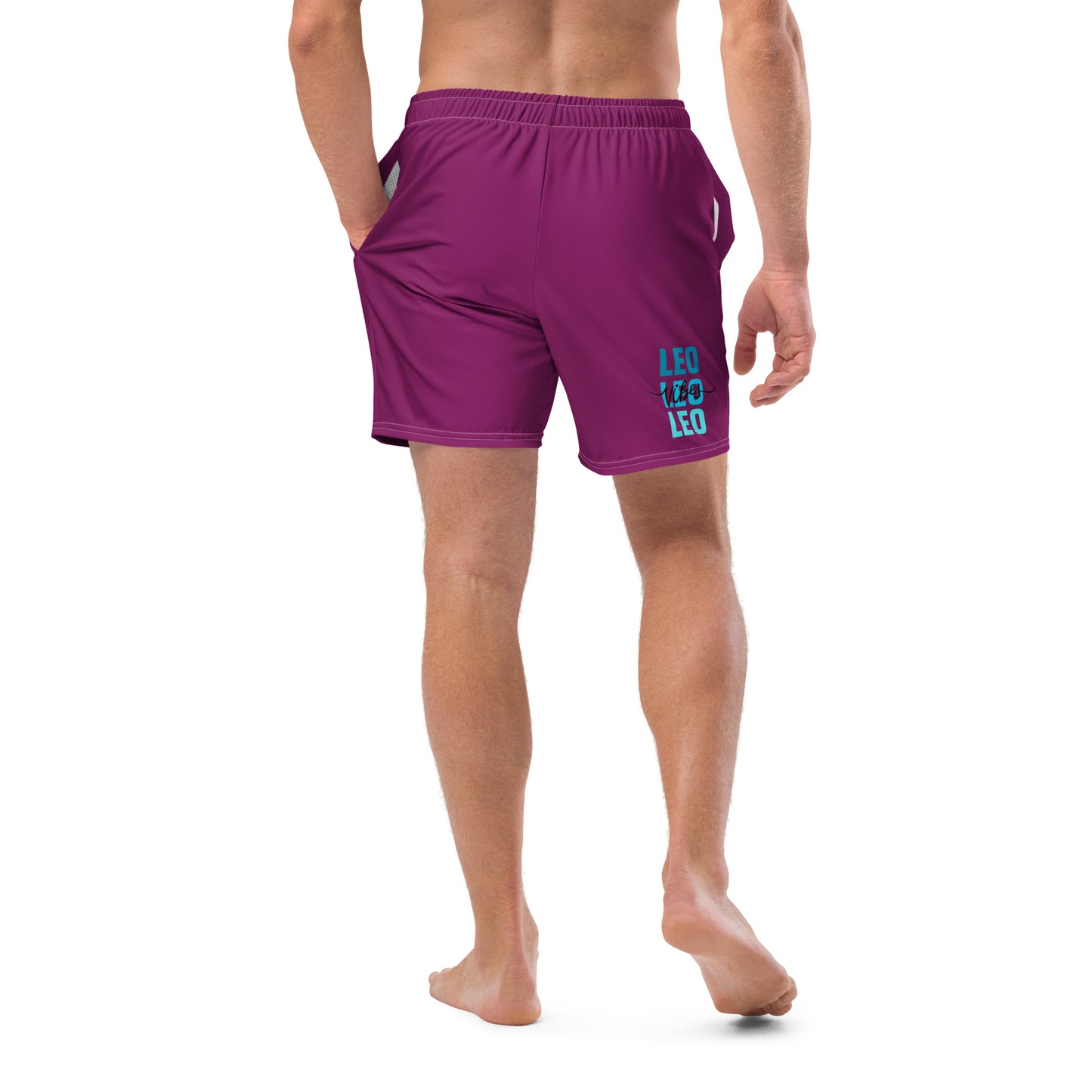 Leo Vibes Men's swim trunks