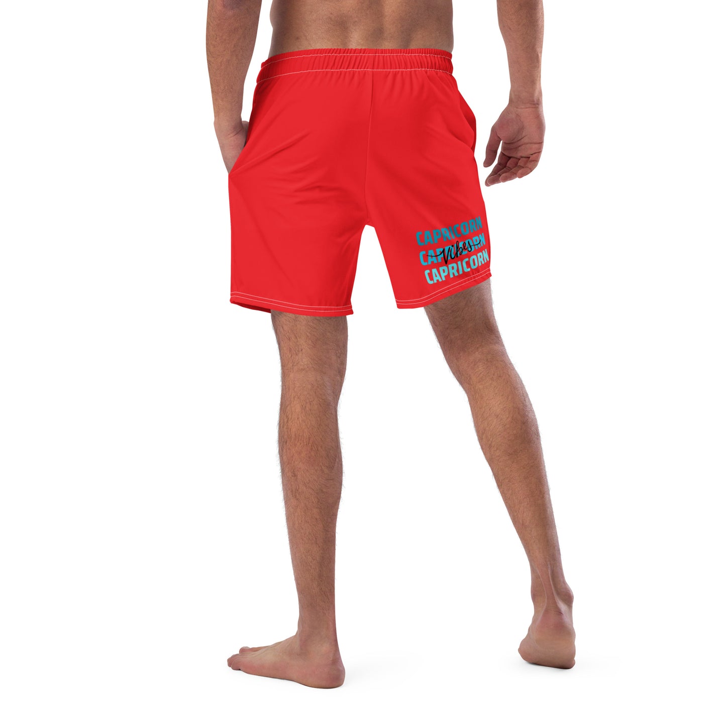 Capricorn Vibes Men's swim trunks