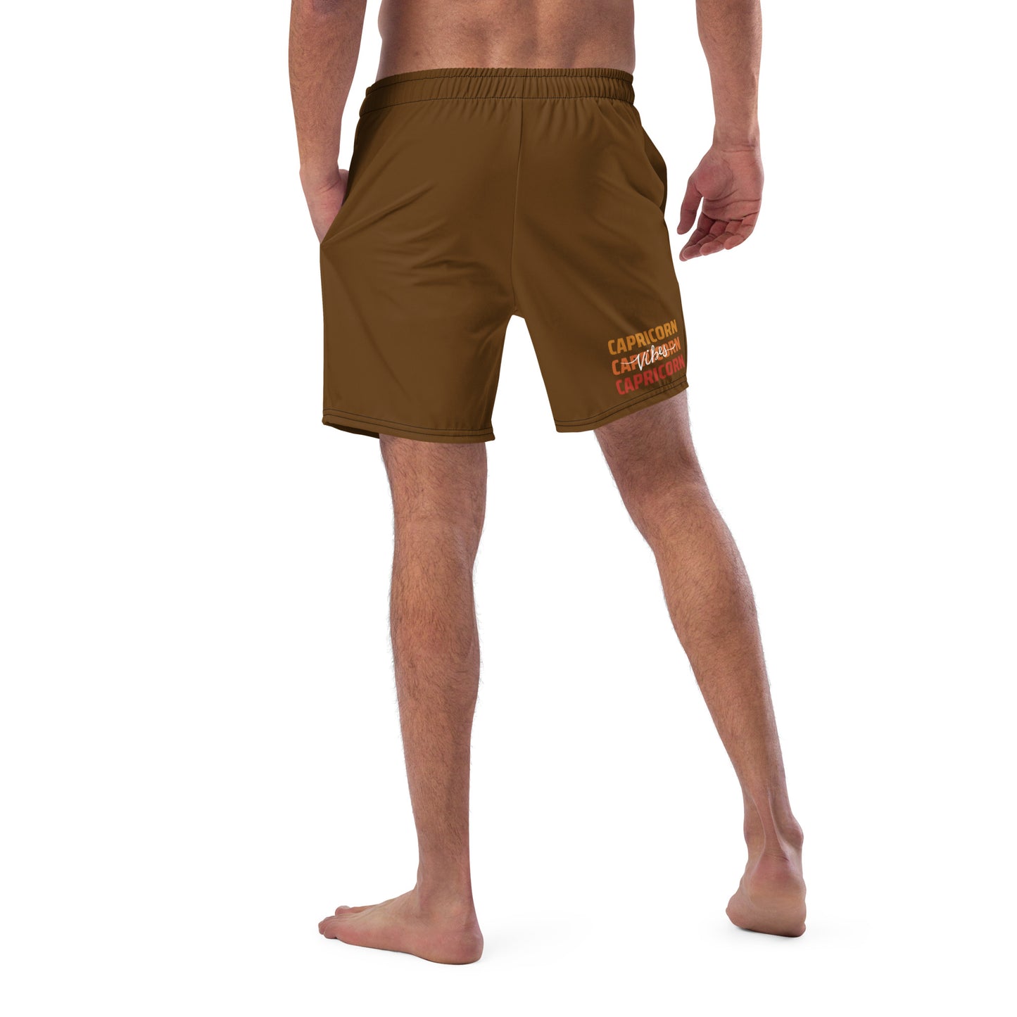 Capricorn Vibes Men's swim trunks