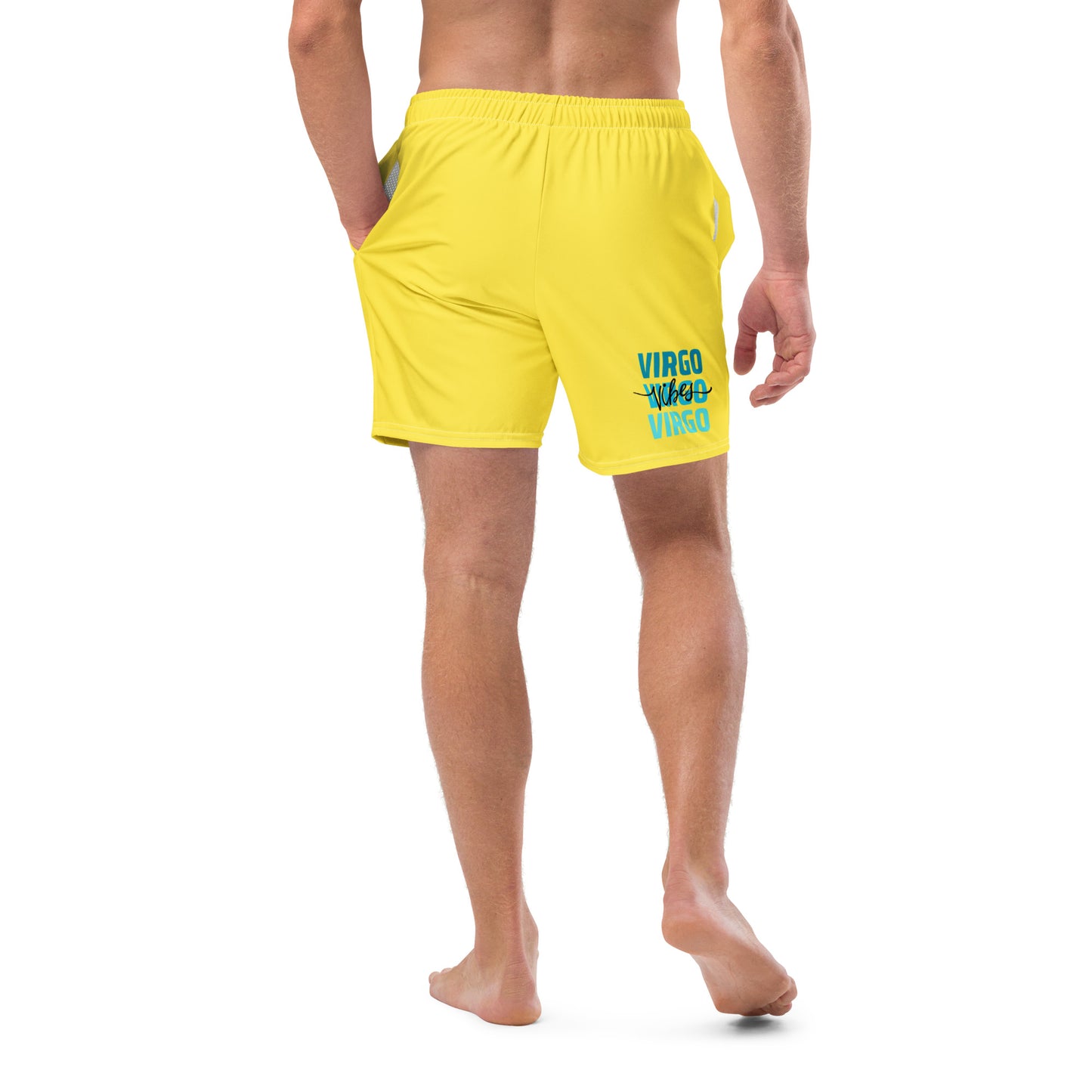 Virgo Vibes Men's swim trunks