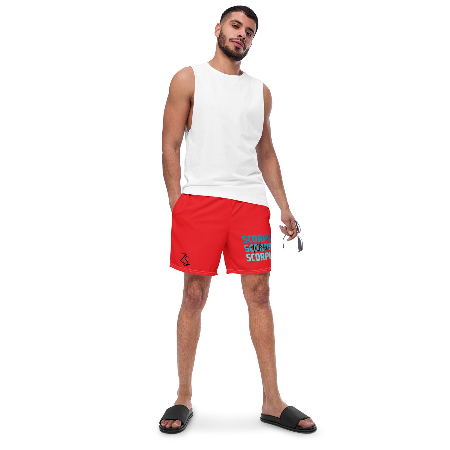 Scorpio Vibes Men's swim trunks