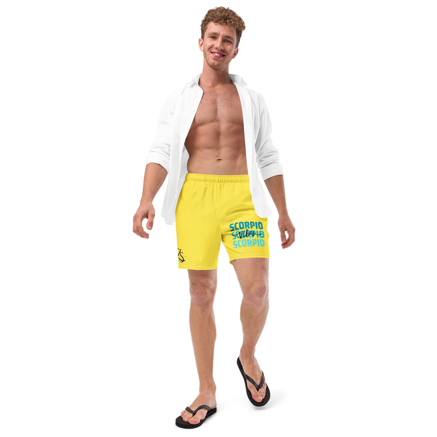 Scorpio Vibes Men's swim trunks