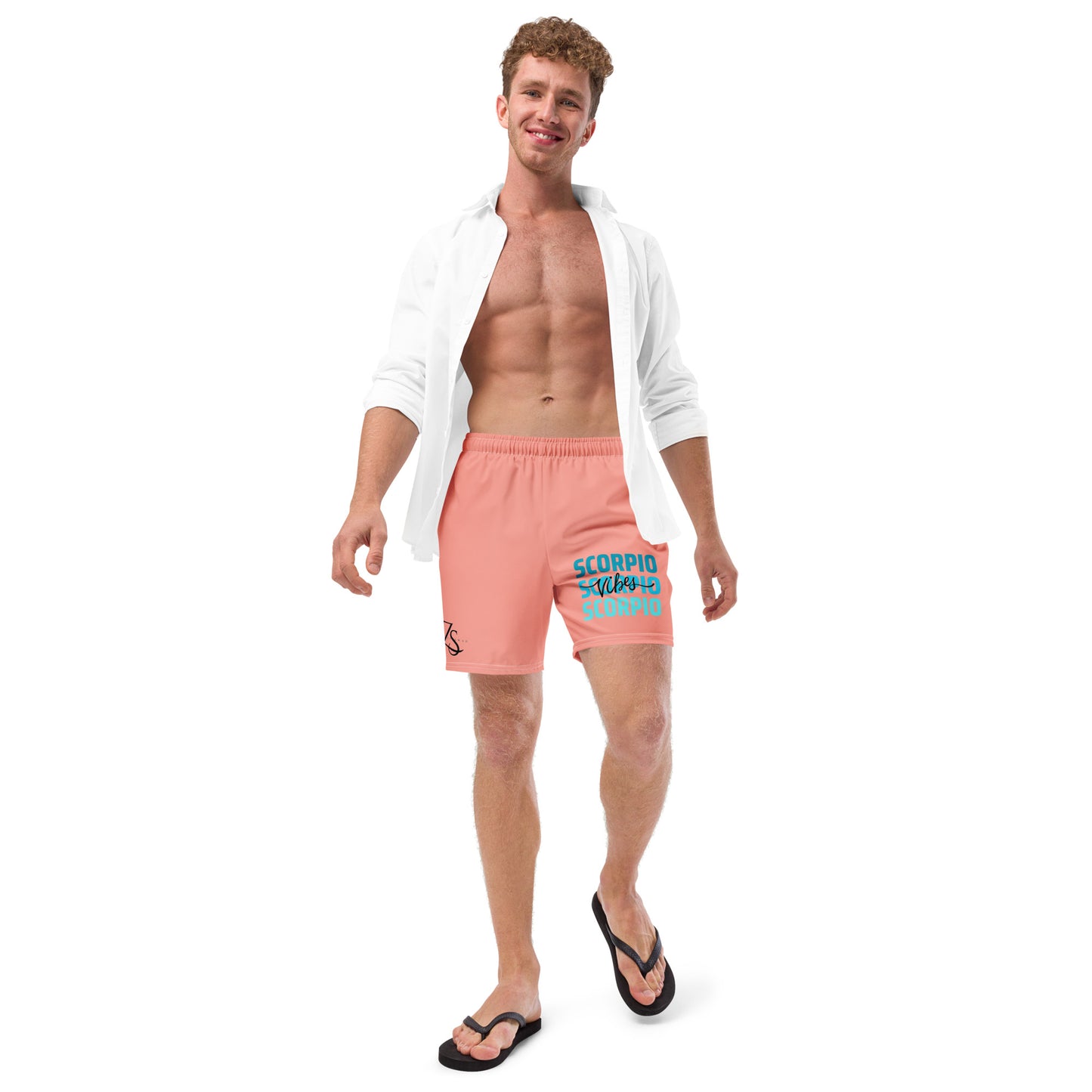 Scorpio Vibes Men's swim trunks