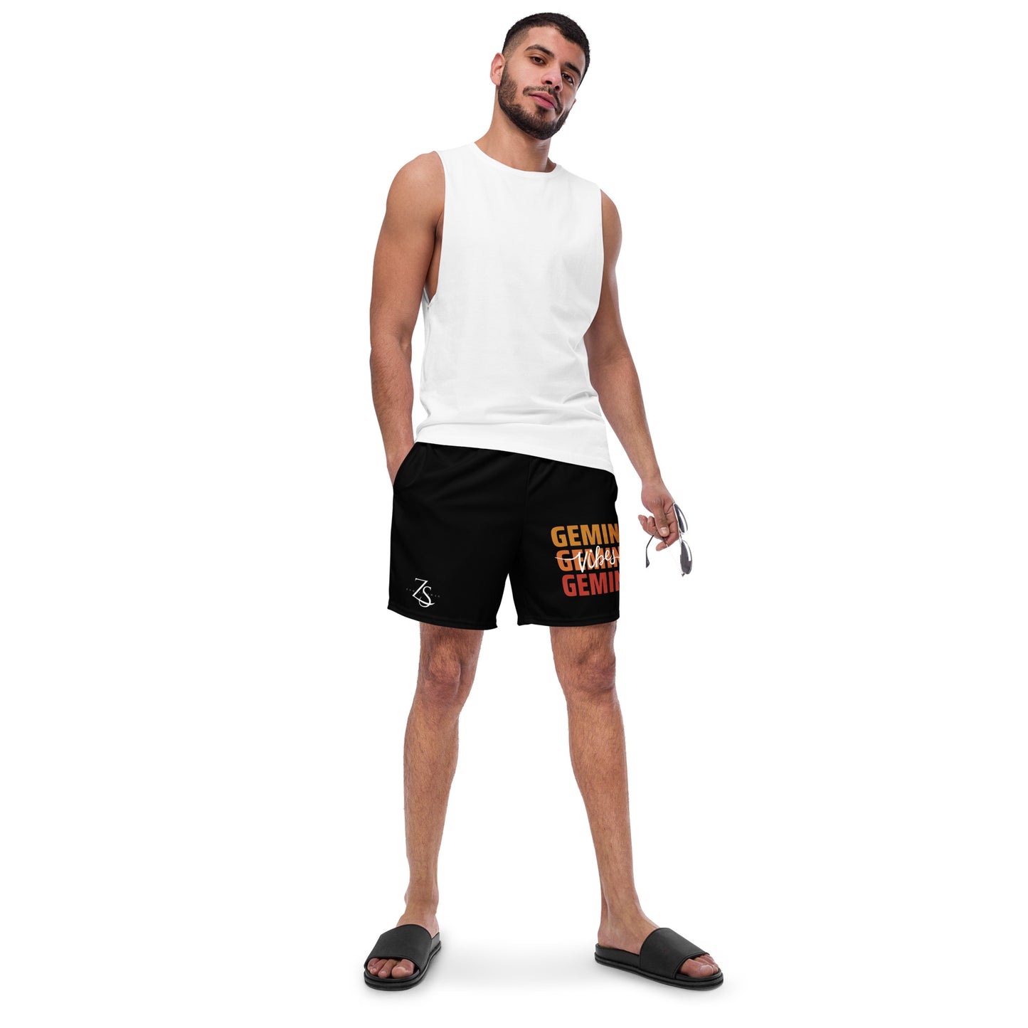 Gemini Vibes Men's swim trunks