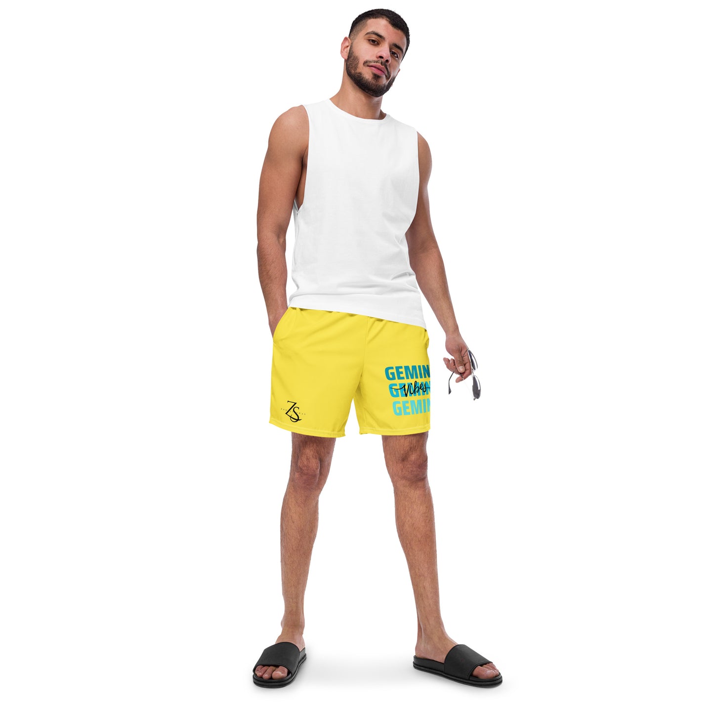 Gemini Vibes Men's swim trunks