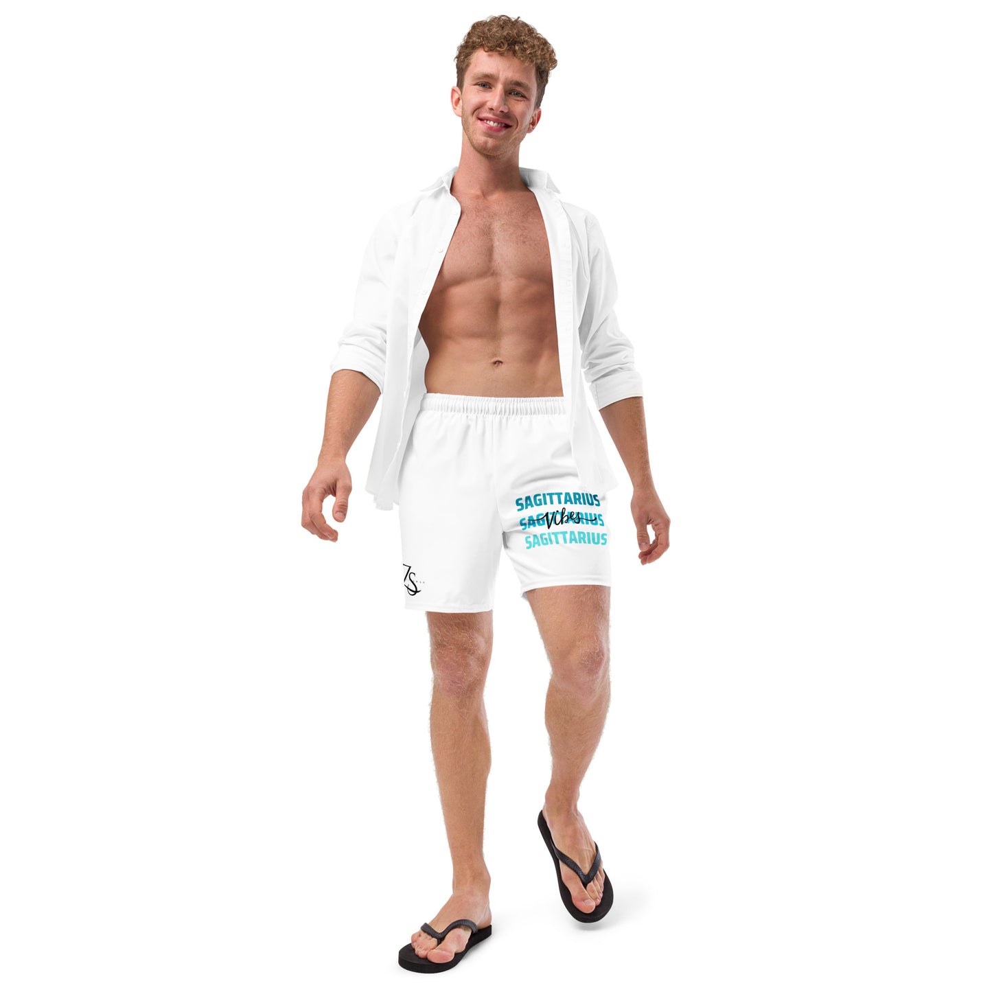 Sagittarius Vibes Men's swim trunks