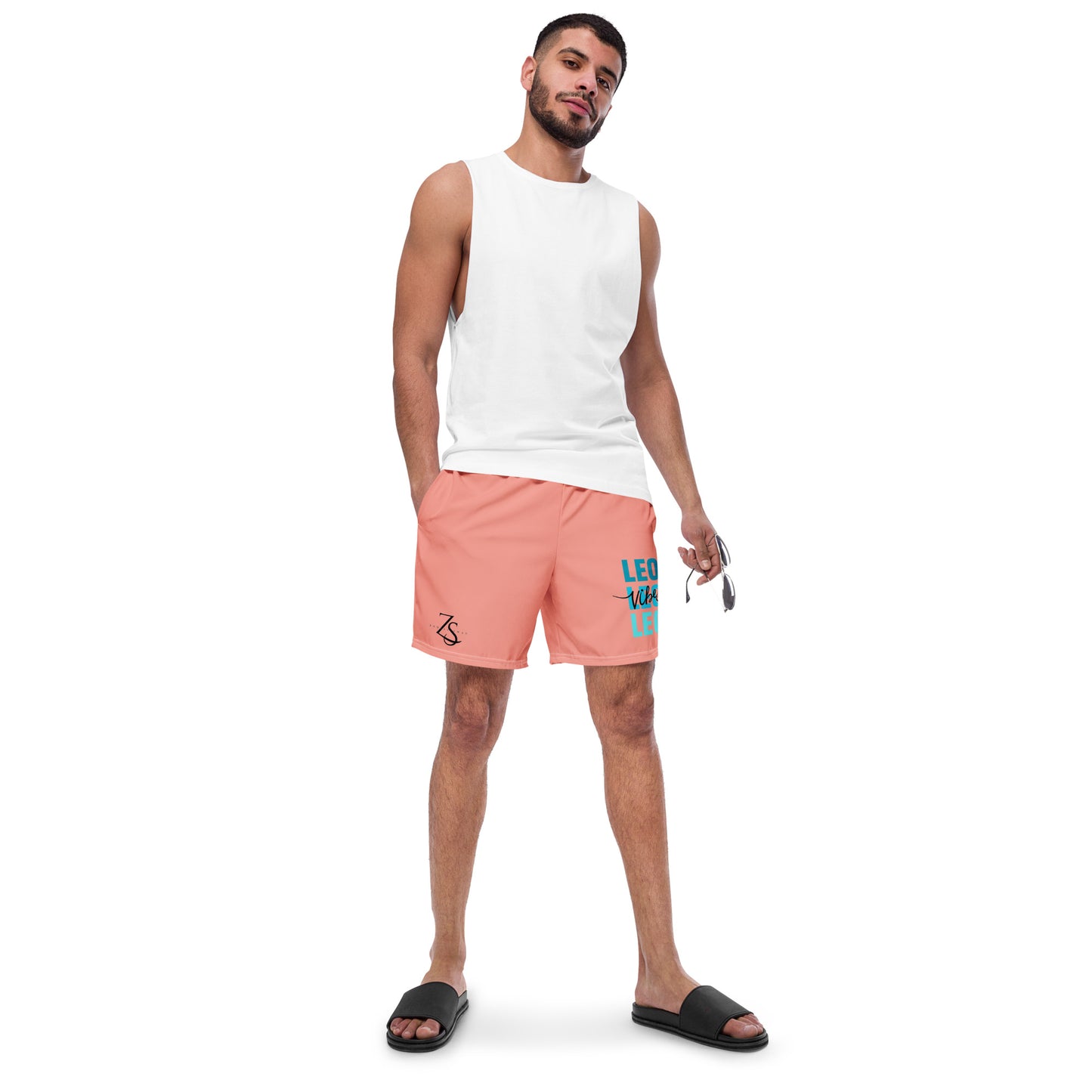 Leo Vibes Men's swim trunks