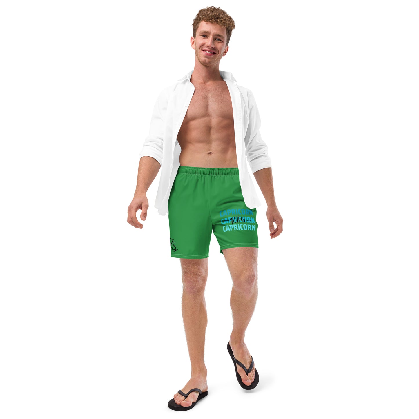 Capricorn Vibes Men's swim trunks