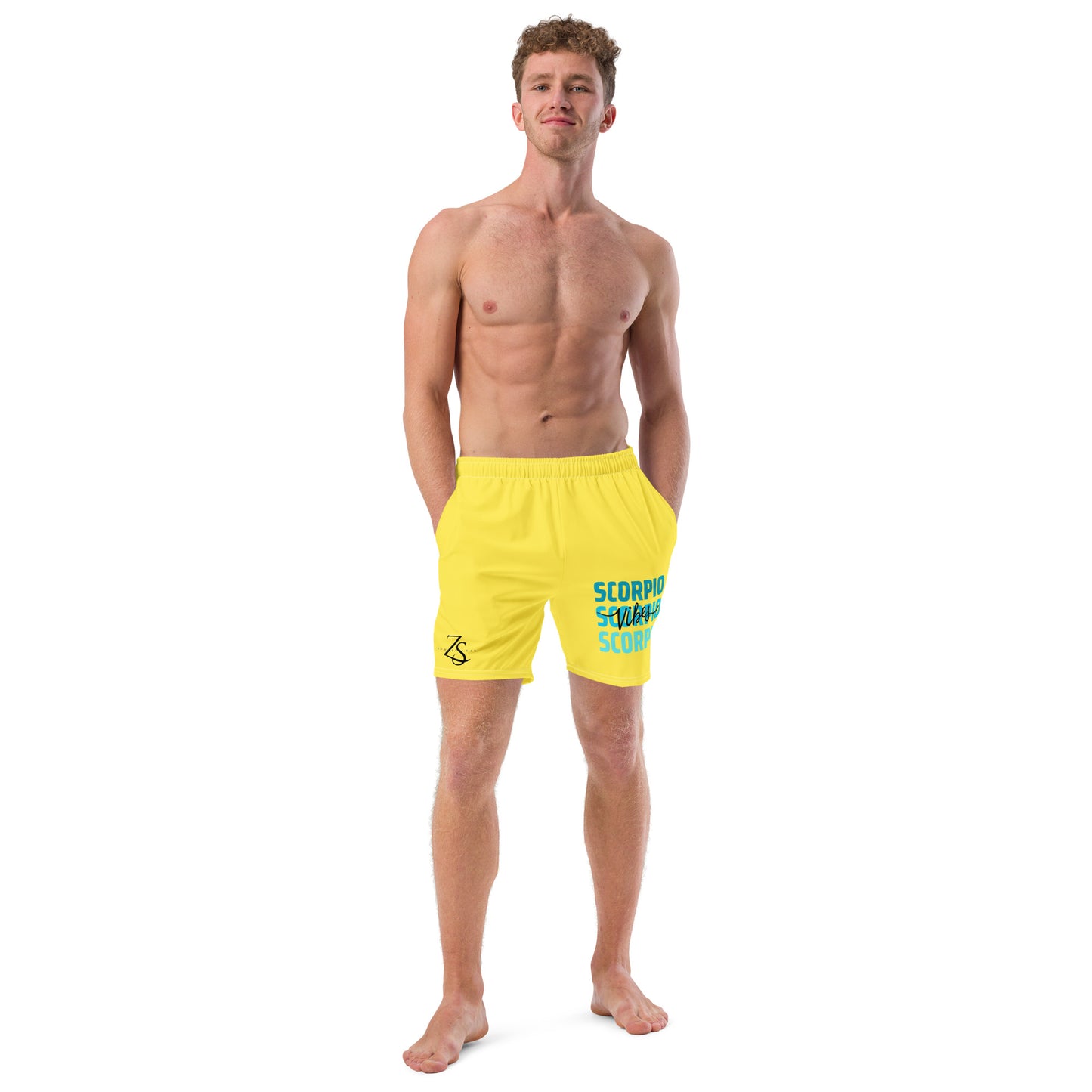 Scorpio Vibes Men's swim trunks