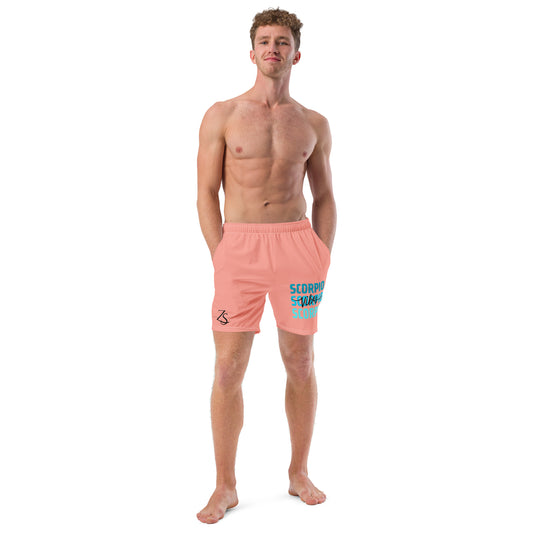 Scorpio Vibes Men's swim trunks