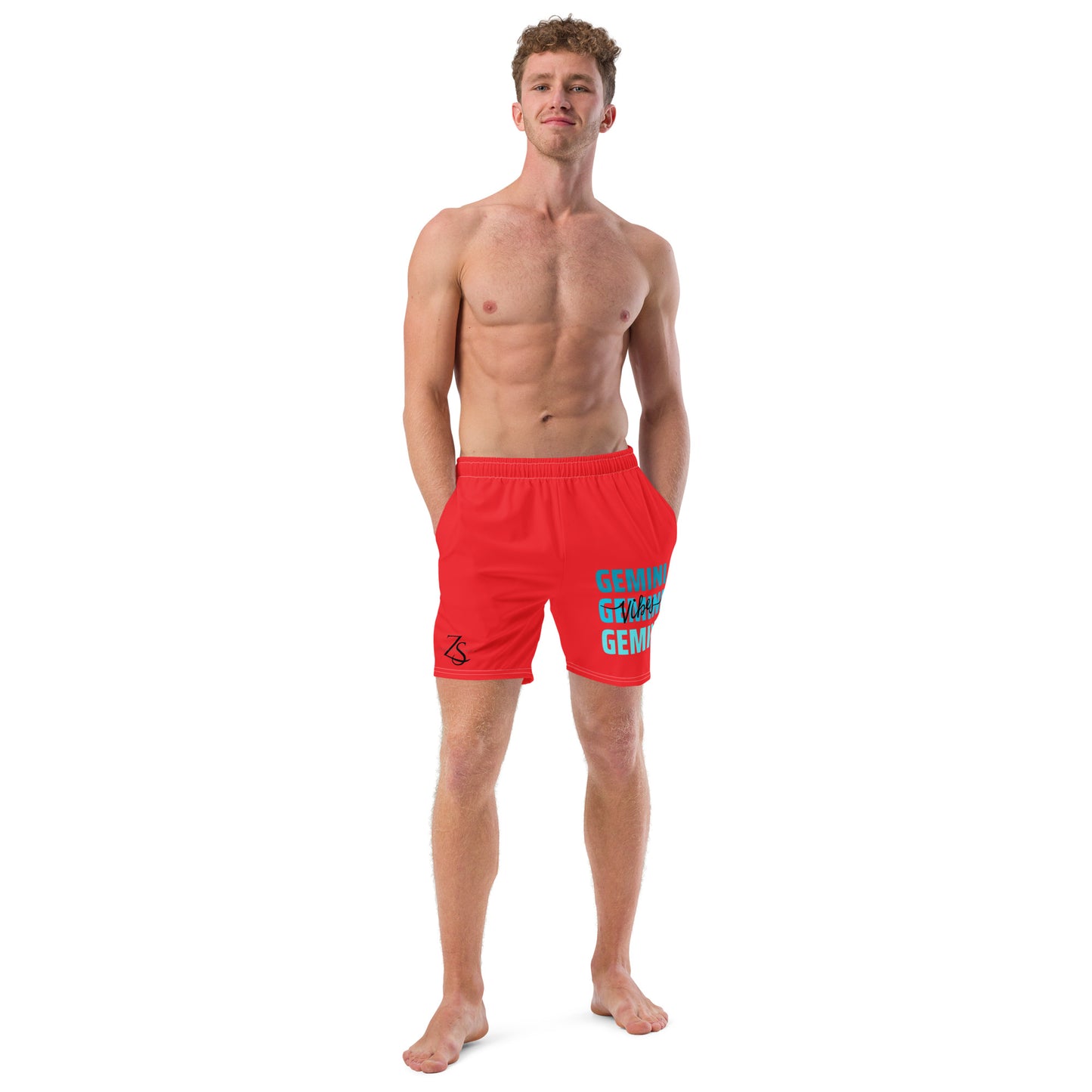 Gemini Vibes Men's swim trunks