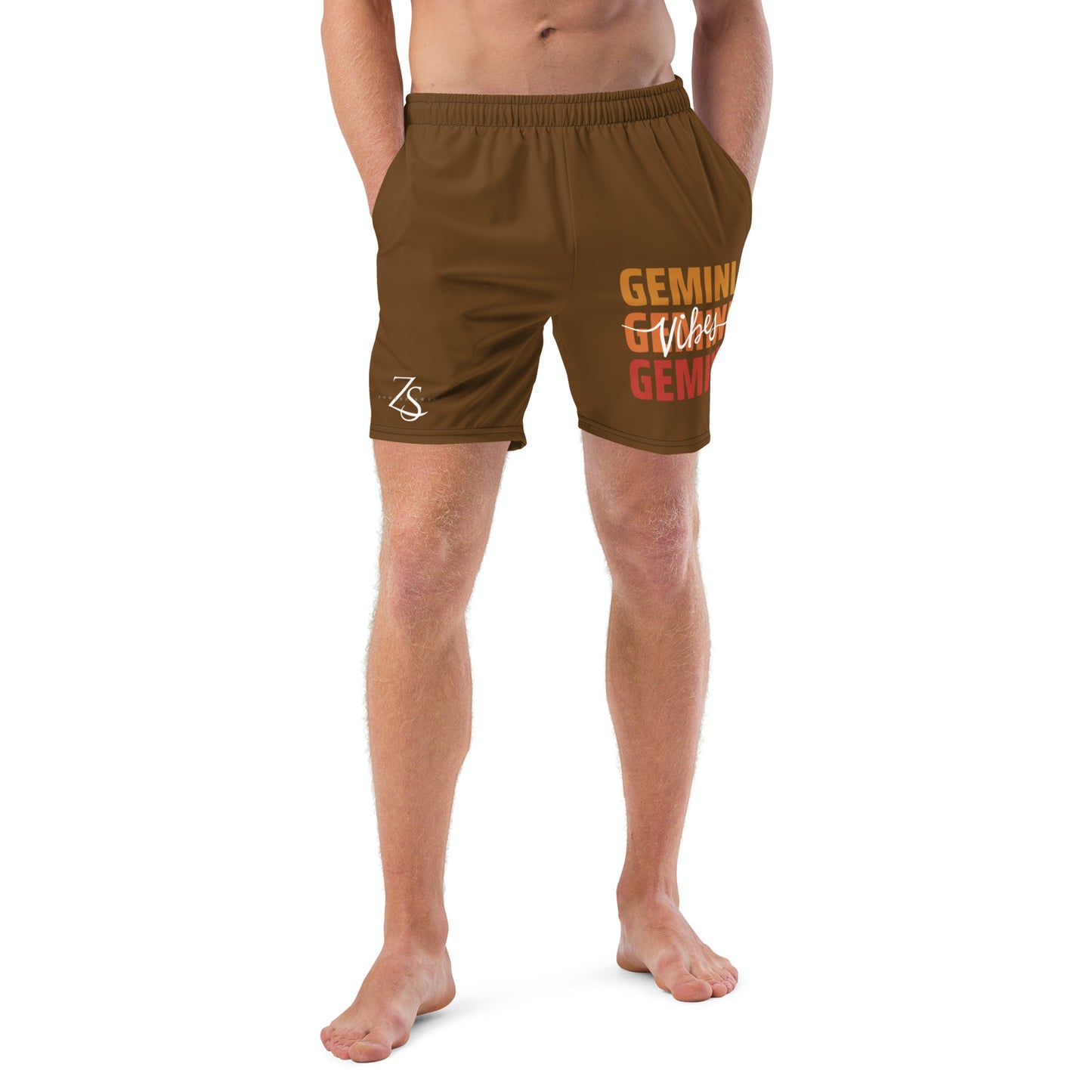 Gemini Vibes Men's swim trunks