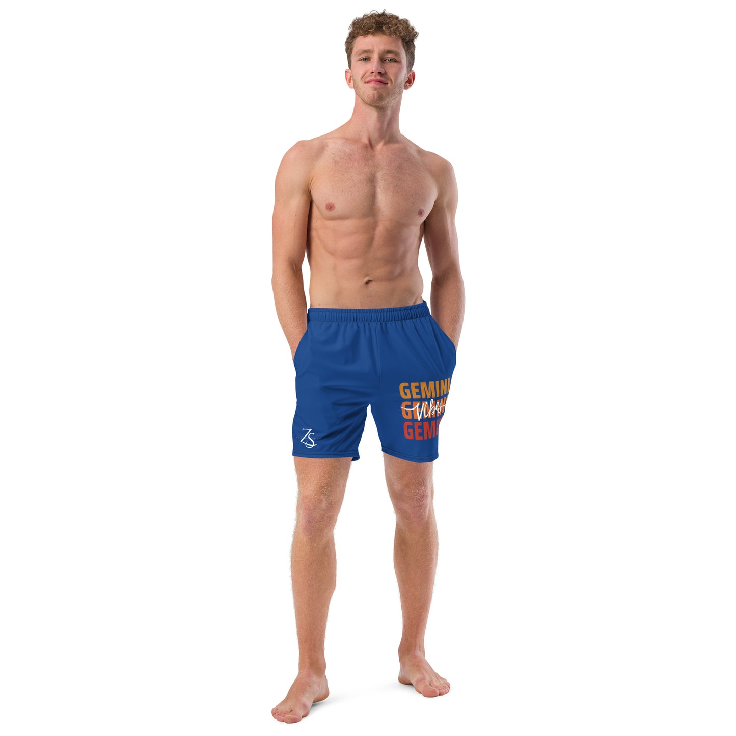 Gemini Vibes Men's swim trunks