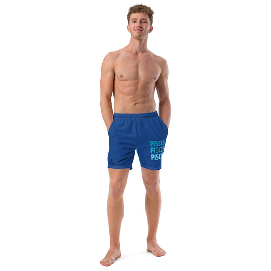 Pisces Vibes Men's swim trunks