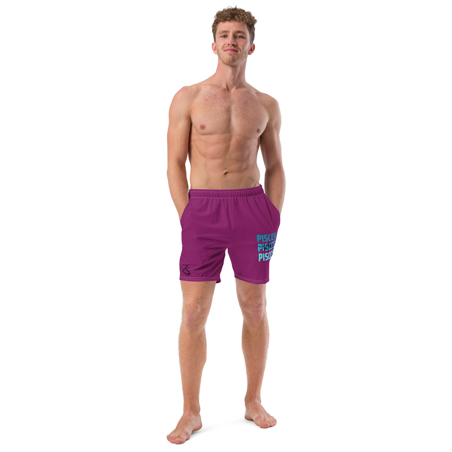 Pisces Vibes Men's swim trunks