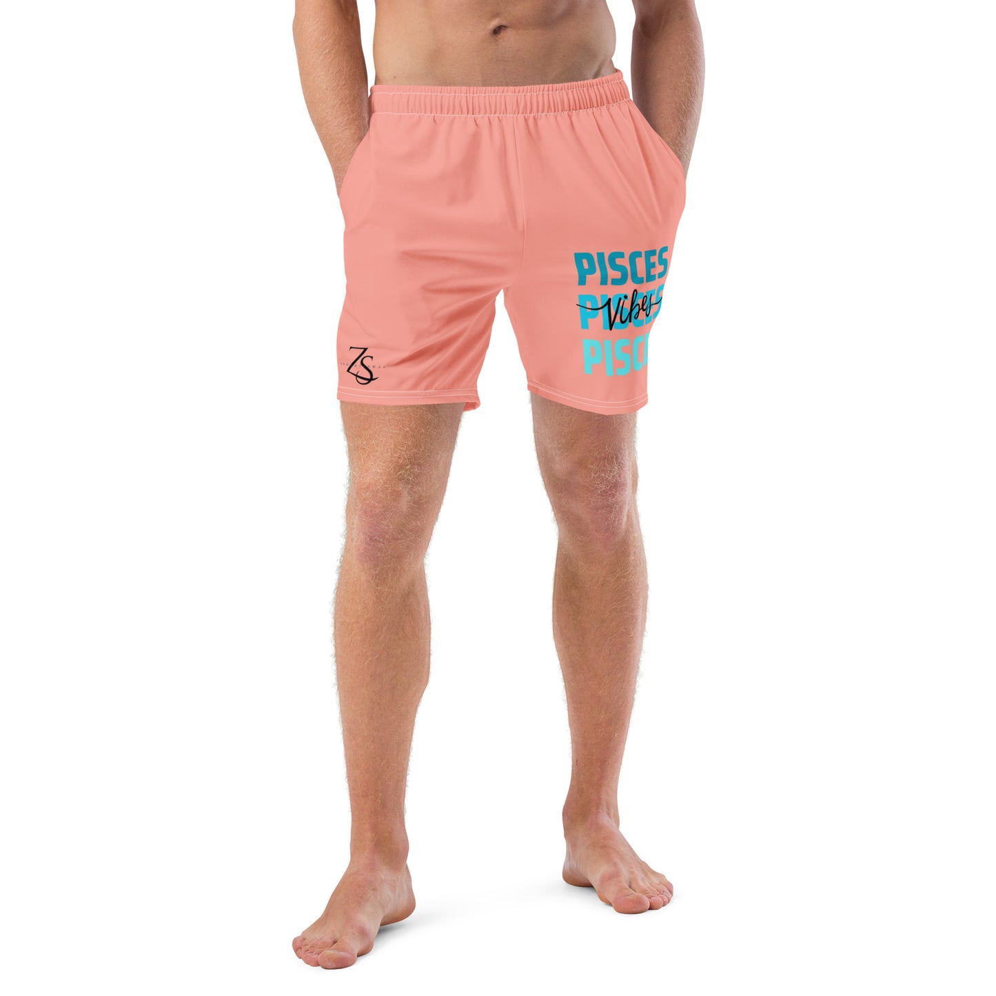 Pisces Vibes Men's swim trunks