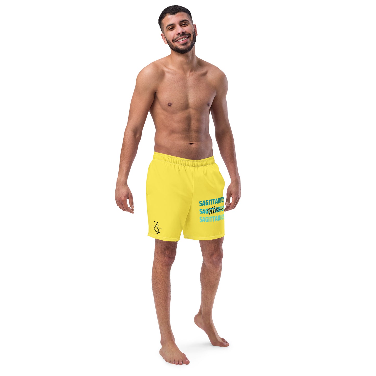 Sagittarius Vibes Men's swim trunks