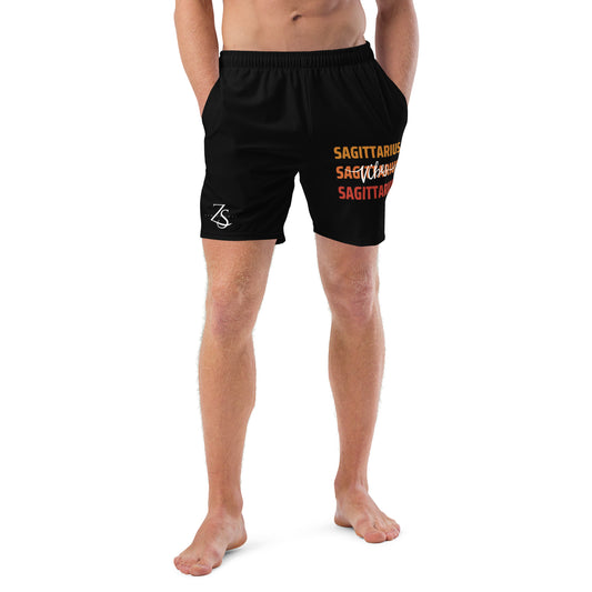 Sagittarius Vibes Men's swim trunks