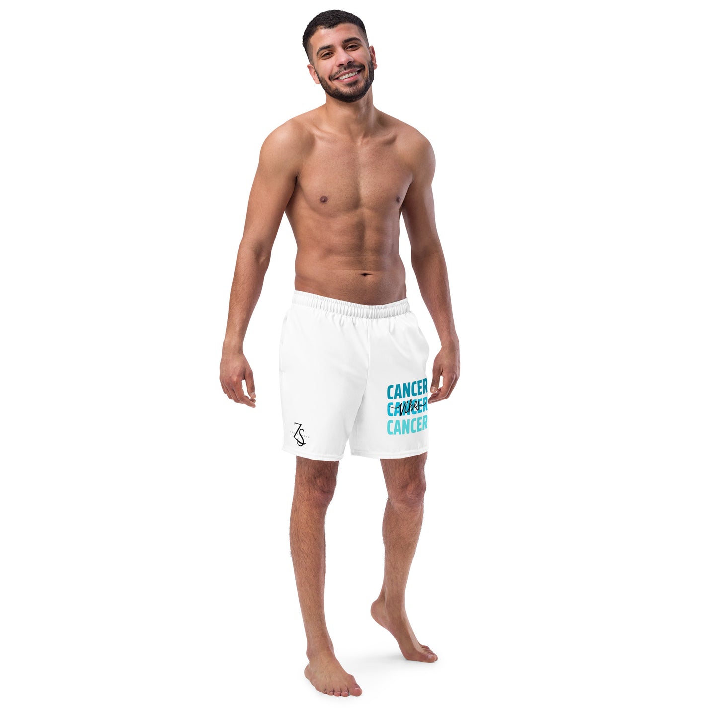 Cancer Vibes Men's swim trunks